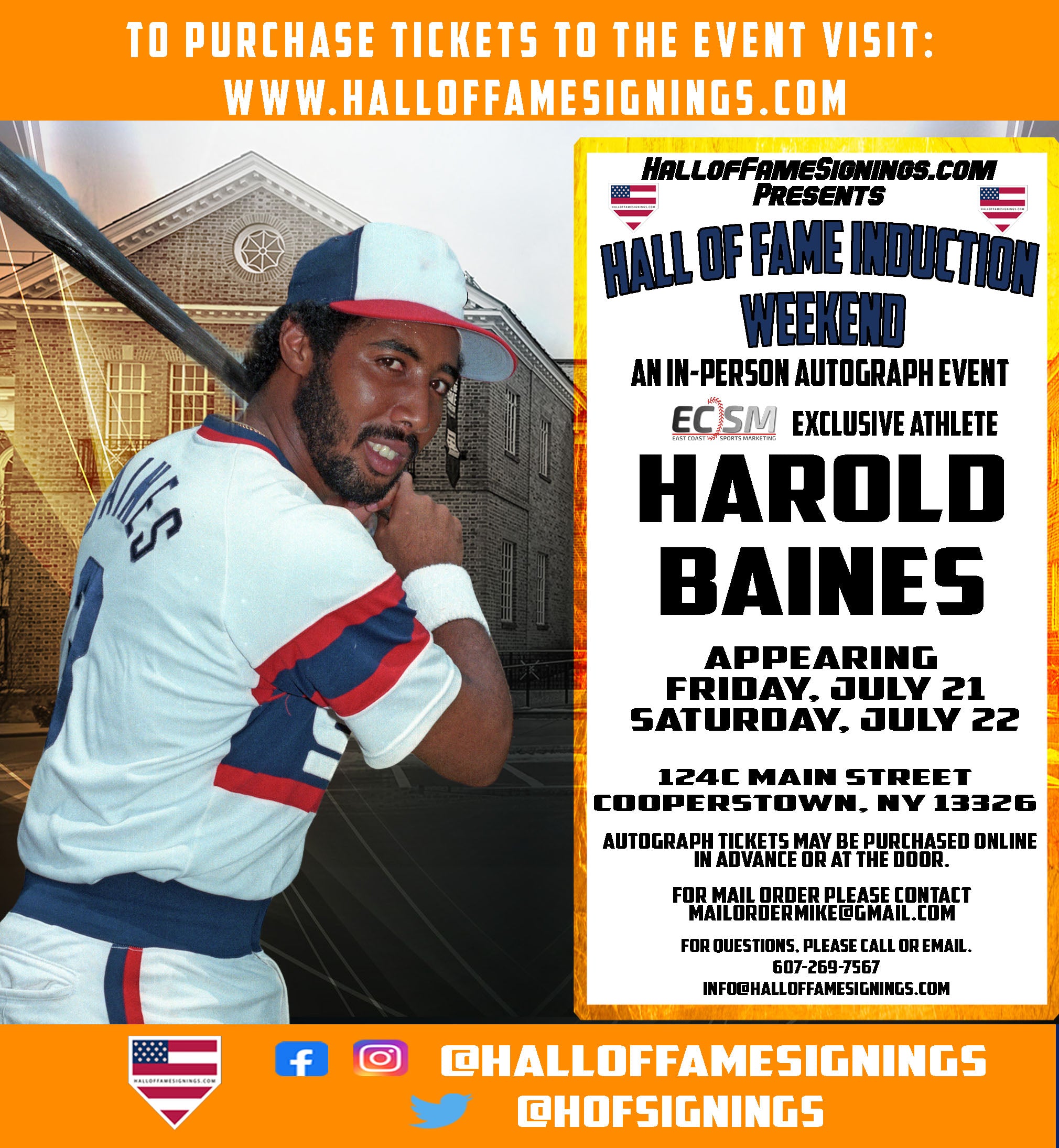 Hall of Fame Signings