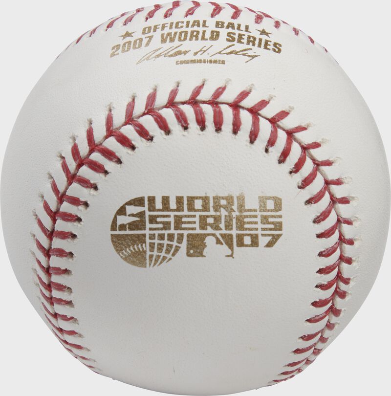 2007 WORLD SERIES LOGO BASEBALL